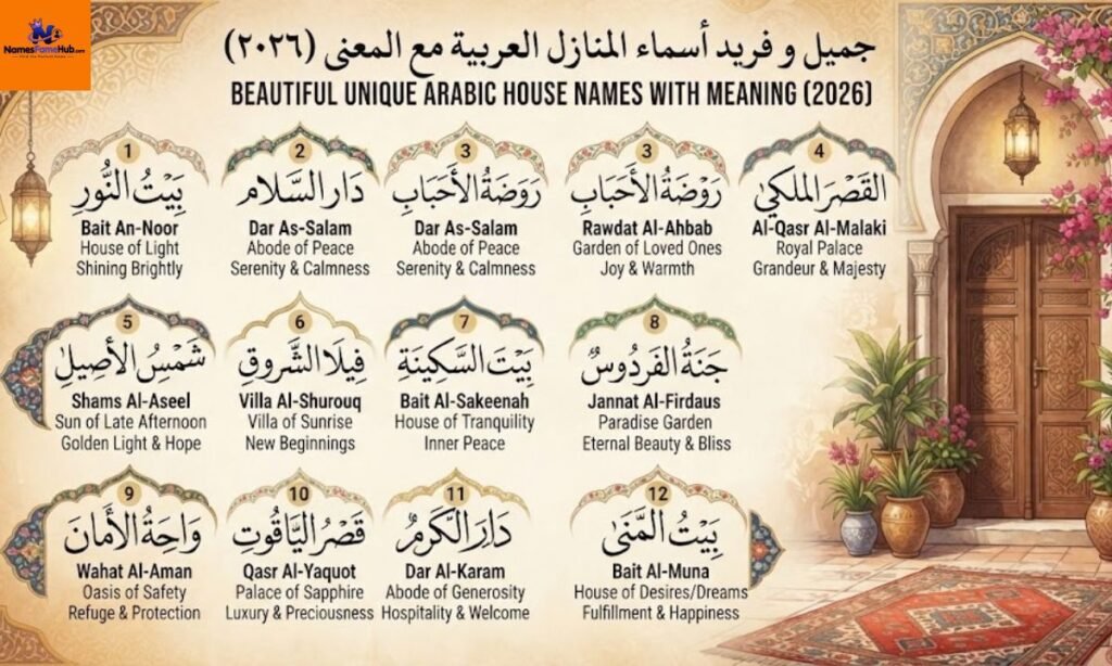 How to Choose the Perfect Arabic Name for Your Home