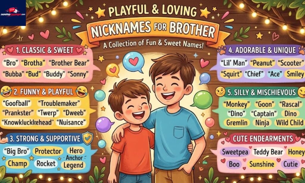Nicknames for Brother From Sister