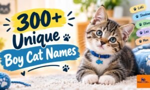 300+ Unique Boy Cat Names for a One-of-a-Kind Male Cat