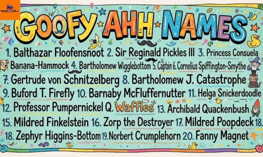 Goofy Ahh Names for Roblox