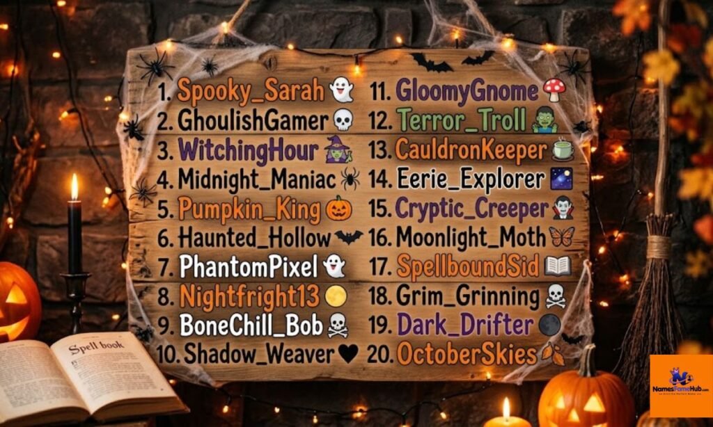 Cute Halloween Usernames