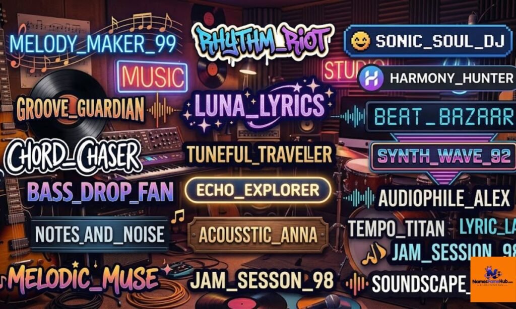 Aesthetic Music Usernames