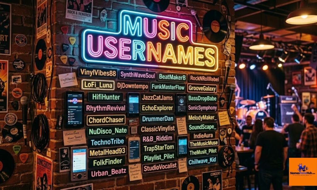 Funny Music Usernames