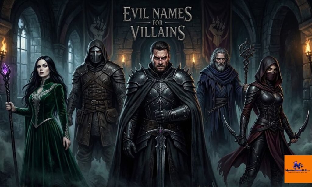 Evil Names for Characters