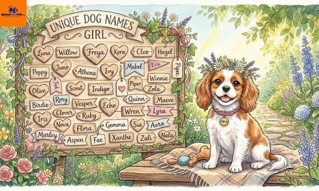 Exotic Female Dog Names Unique