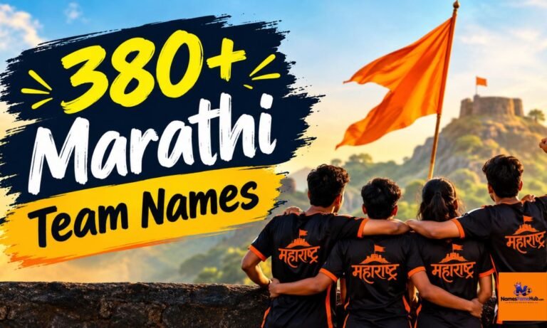 380+ Marathi Team Names: Best, Funny, Creative & More