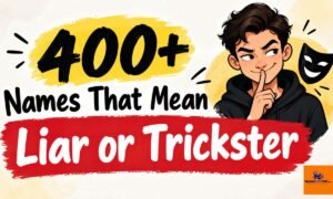 400+ Names That Mean Liar or Trickster in Mysterious & Cunning Choices 2026