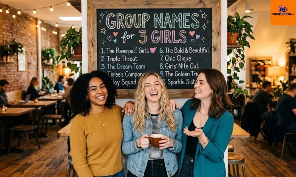 Cute Group Names for 3 Girls