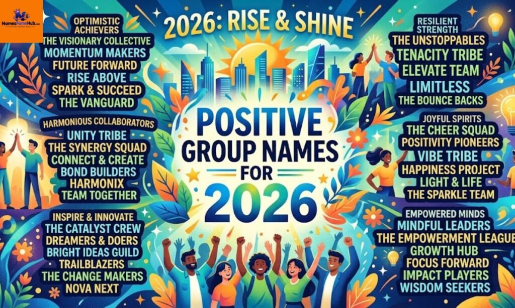 Positive Group Names by Mood and Style
