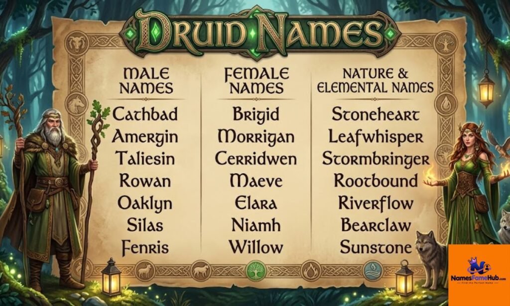What Makes a Great Druid Name?