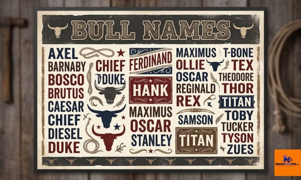 Tough Rodeo Bull Names for Arena Champions