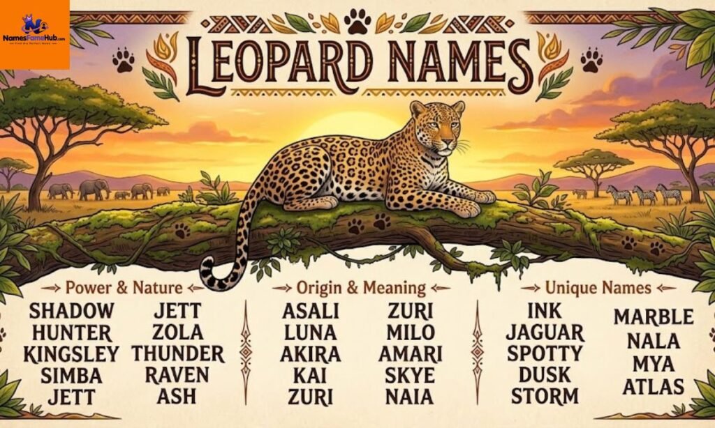 Catchy and Badass Leopard Names With a Name Generator