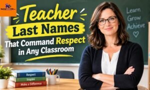 Teacher Last Names That Command Respect in Any Classroom
